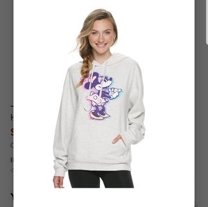 Juniors Disneys Minnie Long Sleeve Hoodie